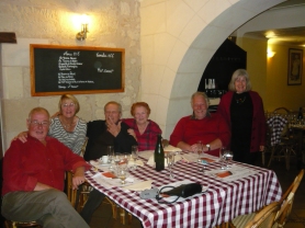 In village restaurant,Le Bouchon Ponot